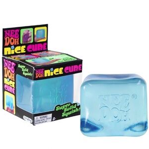 1pc NeeDoh Nice Cube, Satisfying Square Shaped Sensory Toy, Ages 3+
